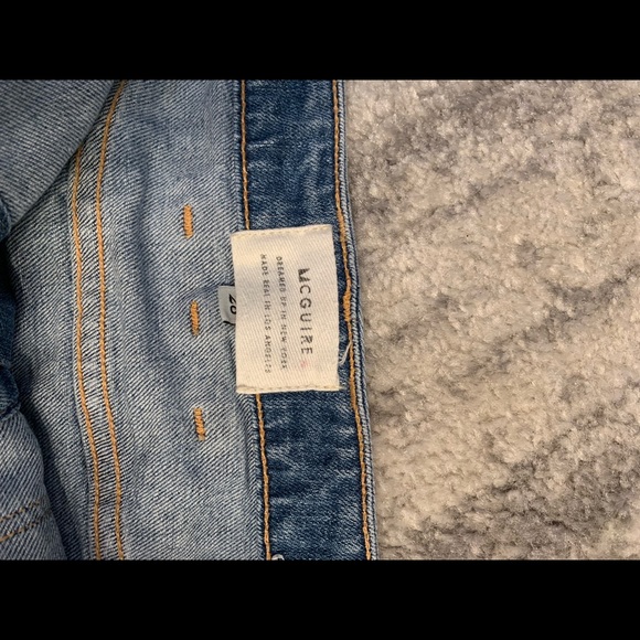 RARE 🍀 McGuire Denim Columbier button-front skirt - Picture 4 of 5